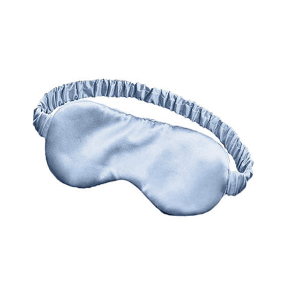 2X Light Blocking Pure Mulberry Silk Eye Masks Blue Pink