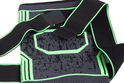 Sport Knee Support Brace Compression Knee Sleeves for Running Sports-Green