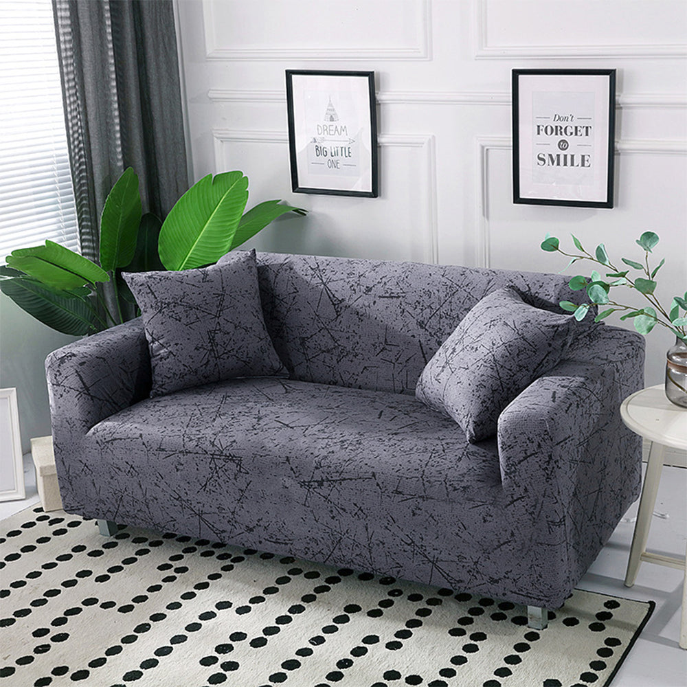FancyGrab Printed Pattern Sofa Cover Soft Stretch Couch Cover Sofa Slipcover
