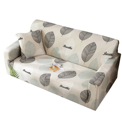 4 Seats Printed Sofa Cover Stretch Couch Cover Style 3
