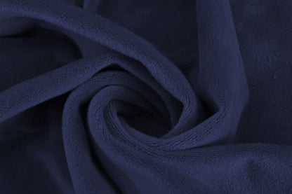 Stretch Ottoman Cover Footrest Stool Covers Slipcovers Rectangle Stretchable Stool Cover-Navy Blue