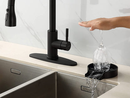 2Pcs Kitchen Sink Faucet Glass Rinser Bottle Washer Kitchen Sink Automatic Flushing Device