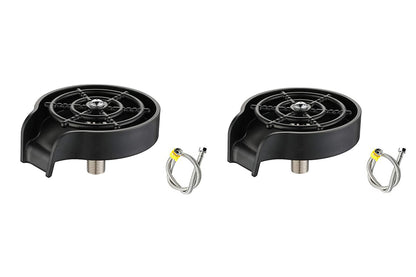 2Pcs Kitchen Sink Faucet Glass Rinser Bottle Washer Kitchen Sink Automatic Flushing Device