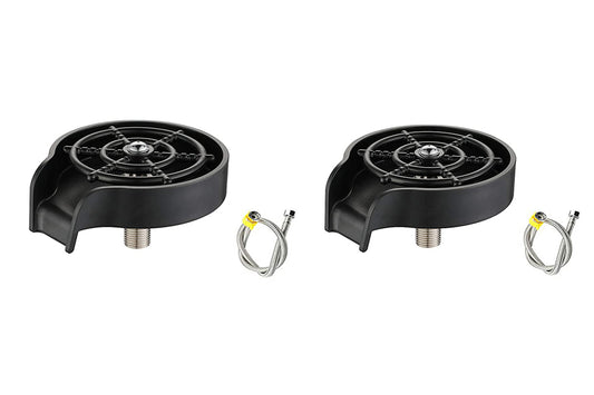 2Pcs Kitchen Sink Faucet Glass Rinser Bottle Washer Kitchen Sink Automatic Flushing Device