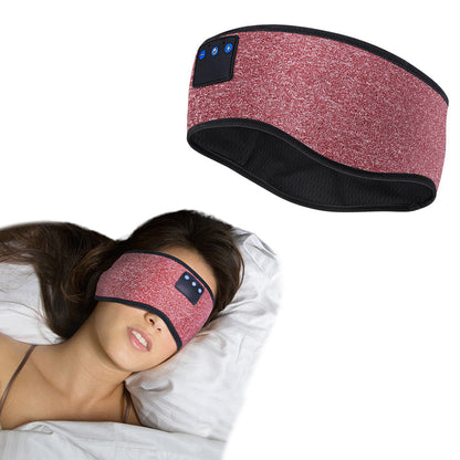 Bluetooth Headband with Wireless Stereo Headphone Red
