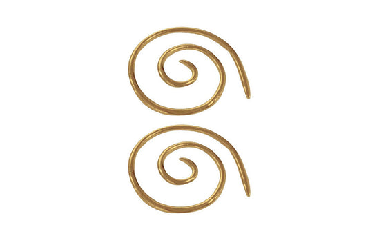 2 PCS Spiral Cable Knitting Needle Handmade Knitting Tool Cable Needle Shawl Pin-Gold