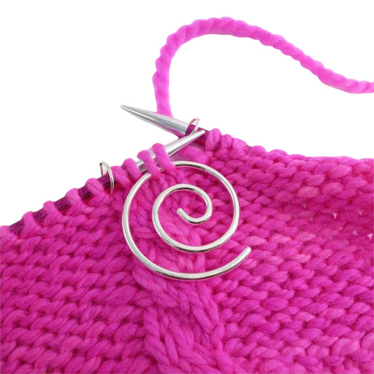 4Pcs Spiral Cable Knitting Needle Spiral Shawl Needle Sewing Knitting Bent Needles Knitting Tool