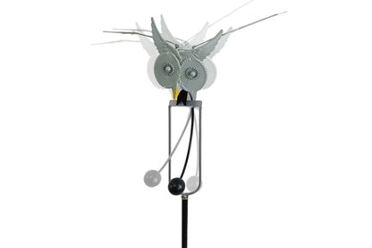 Owl Metal Garden Sculptures Statues Yard Art Flower Bed Decoration