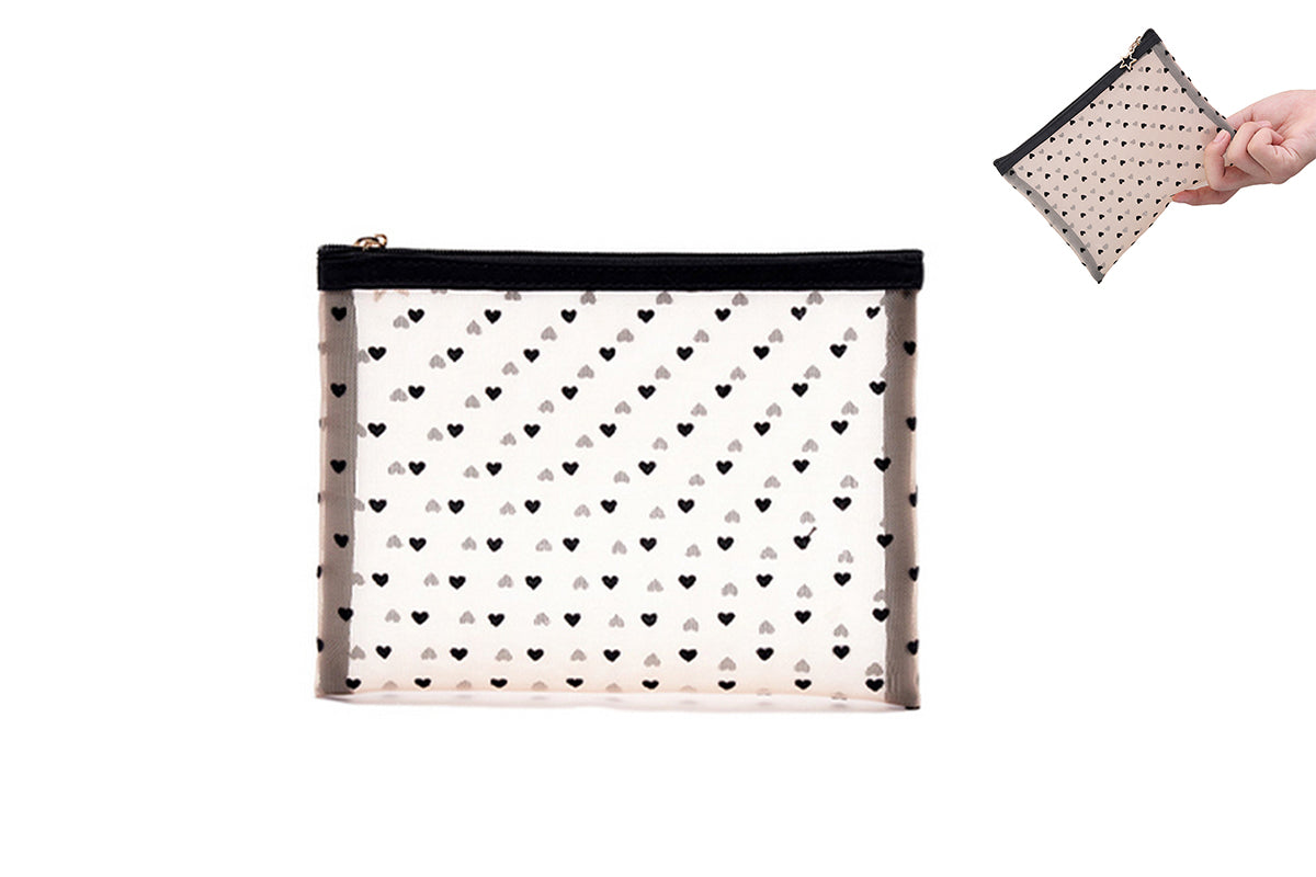 Portable Makeup Brush Bag Women Travel Makeup Brush Organizer cosmetics Pouch Bags-Small Clutch Without Handle