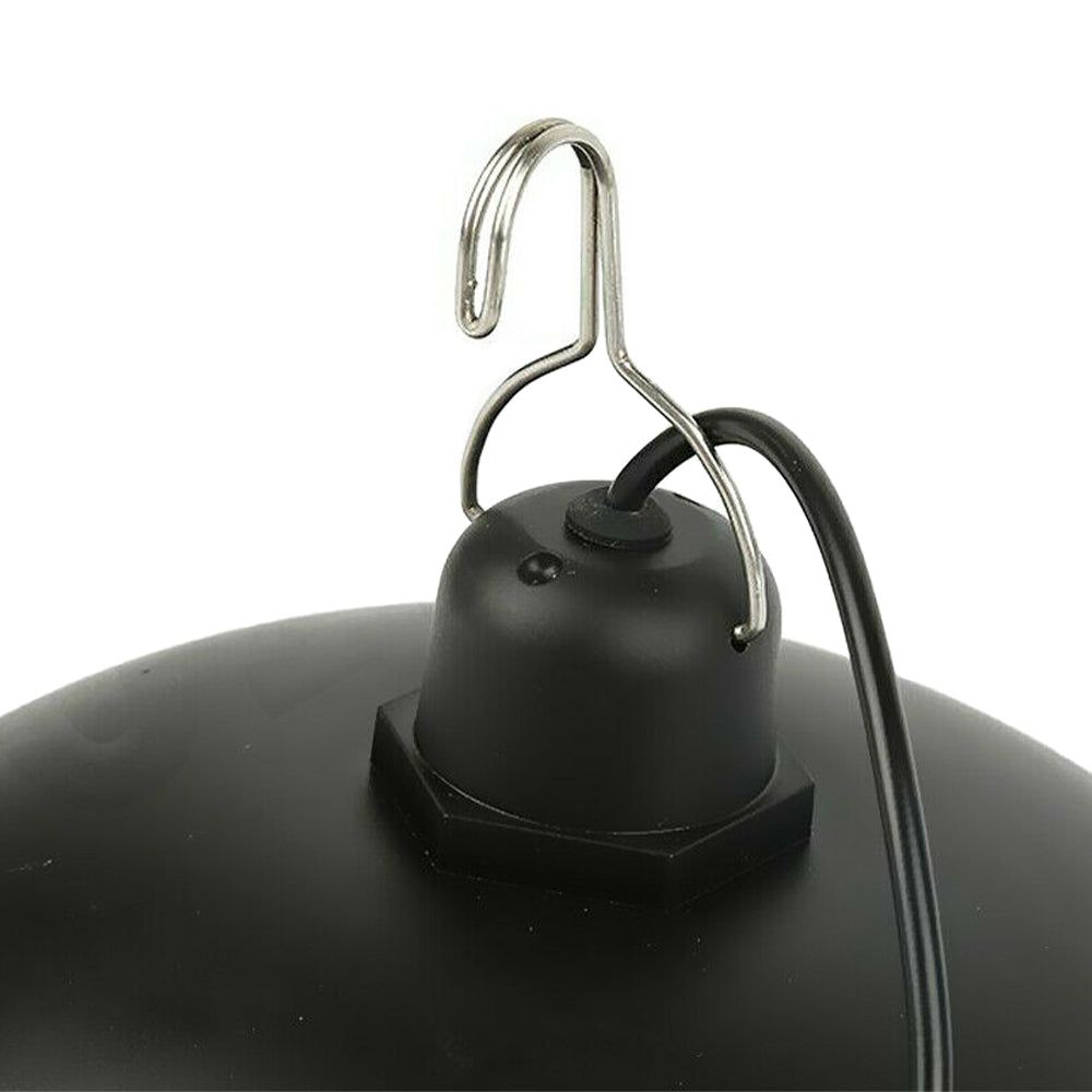 Solar Shed Lights Indoor Outdoor Hanging Light with Remote Control Warm white