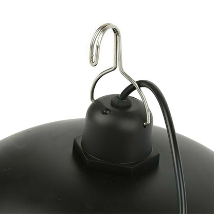 Solar Shed Lights Indoor Outdoor Hanging Light with Remote Control Warm white