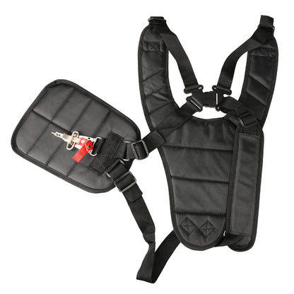Comfort Strap Double Shoulder Trimmer Harness Garden Brush Cutter Lawn Mower Belt