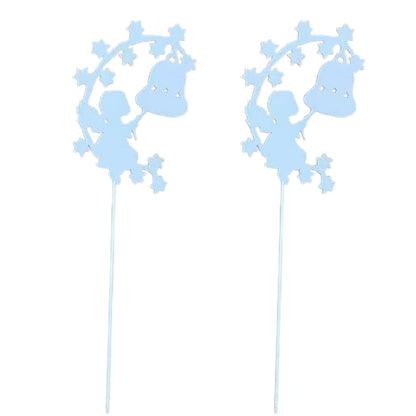 2Pcs Garden Sculptures Home Decor Lawn Ornament