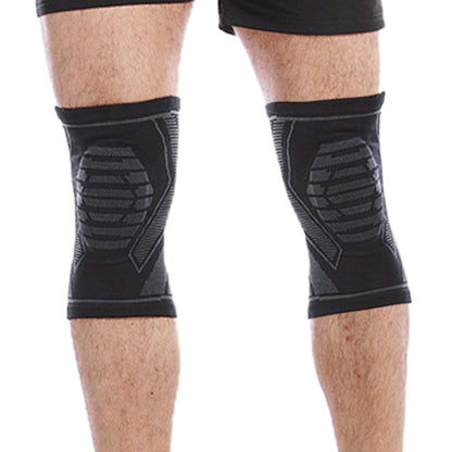 Pair of Knee Brace Plush Lined Knee Sleeve Sport Patella Pads Knee Brace