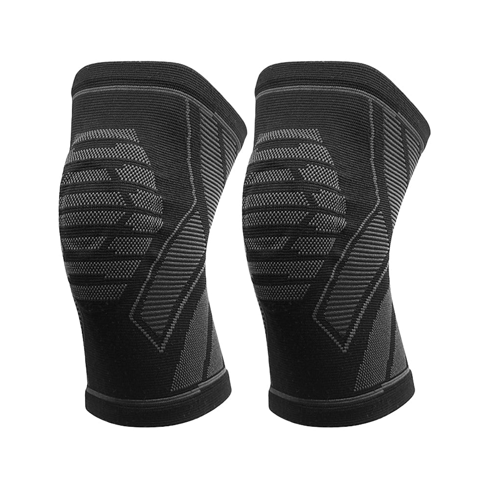 Pair of Knee Brace Plush Lined Knee Sleeve Sport Patella Pads Knee Brace