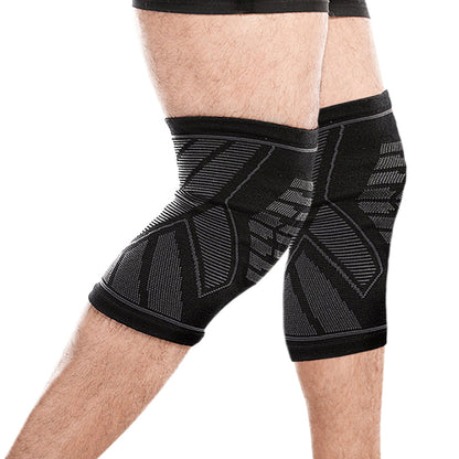 Pair of Knee Brace Plush Lined Knee Sleeve Sport Patella Pads Knee Brace