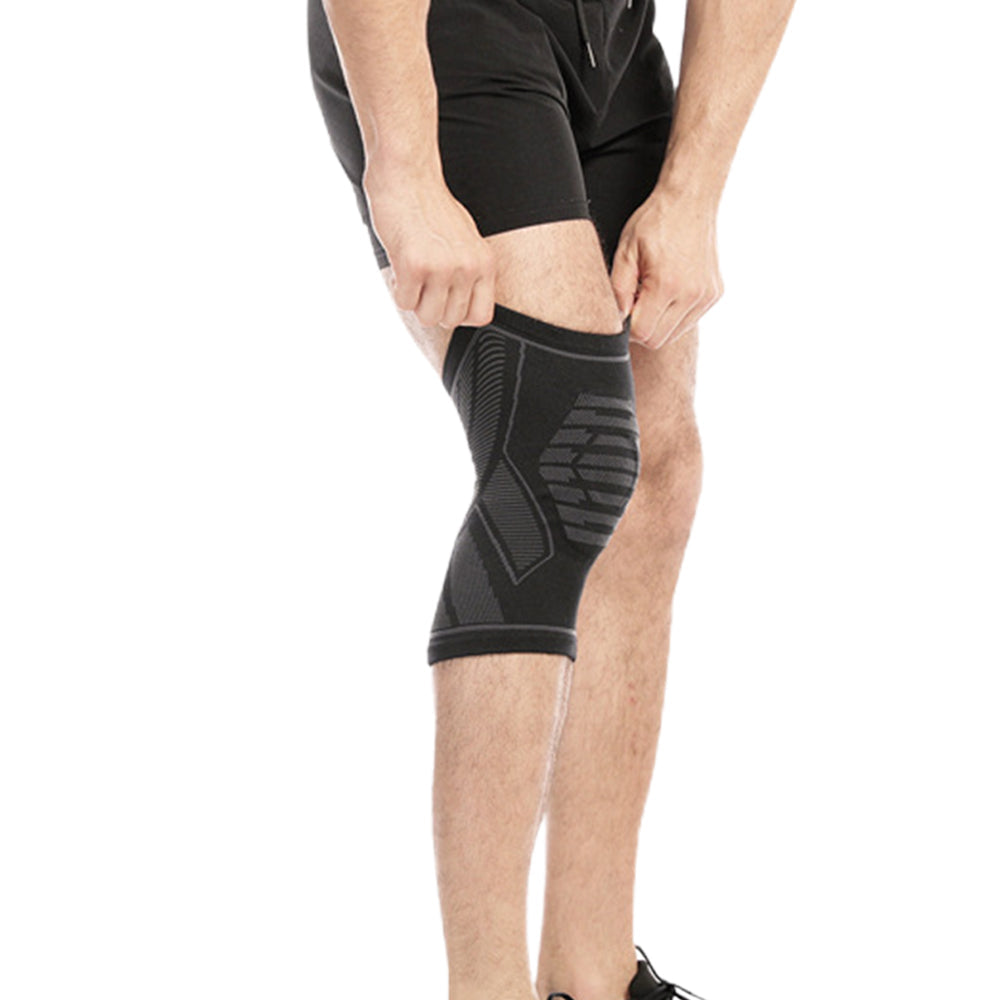 Pair of Knee Brace Plush Lined Knee Sleeve Sport Patella Pads Knee Brace