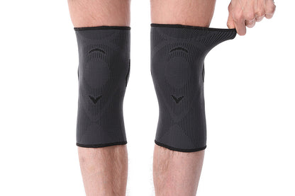 Knee Braces Knee Support for Weightlifting Running Workout Knee Pain Relief-Black