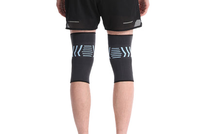 Knee Braces Knee Support for Weightlifting Running Workout Knee Pain Relief-Blue