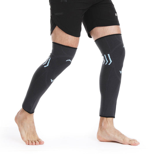 Two Pairs Sport Knee Brace Black Blue L Size