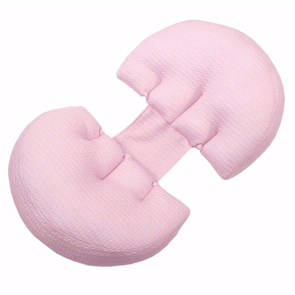 Pregnancy Maternity Body Pillows Side Sleeper Waist Support Pillow Sleeping Pillow-Pink