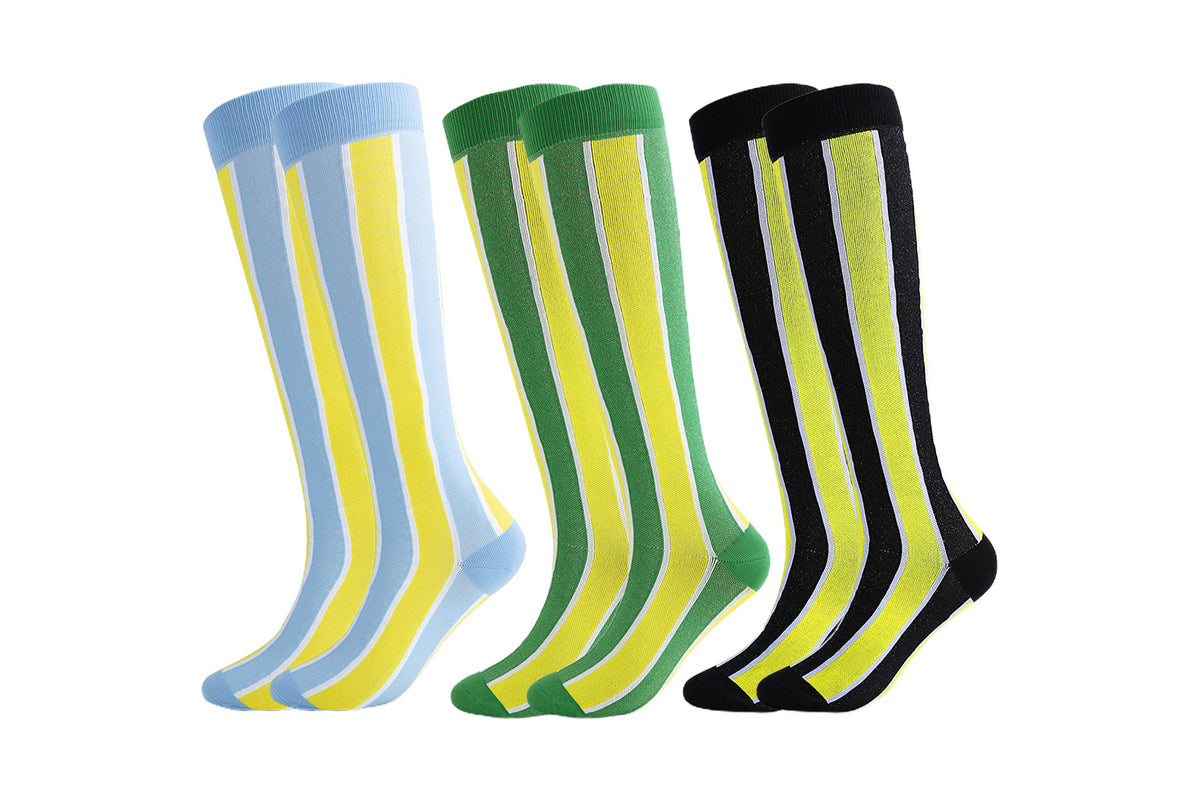 Compression Socks Women Men Circulation 3 Pairs for Athletic Running Cycling