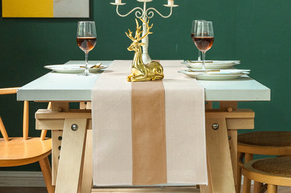Linen Table Runner For Table Decorations Holiday Party And Wedding-Style A