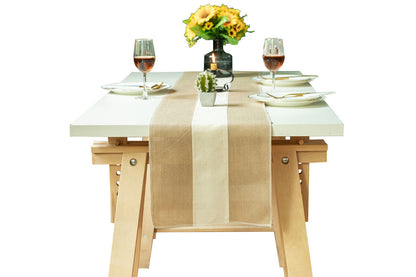 Linen Table Runner For Table Decorations Holiday Party And Wedding-Style B
