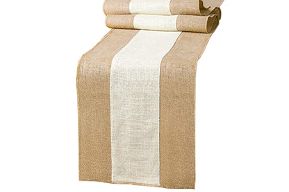 Linen Table Runner For Table Decorations Holiday Party And Wedding-Style B