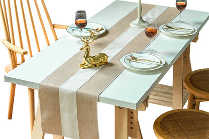 Linen Table Runner For Table Decorations Holiday Party And Wedding-Style B