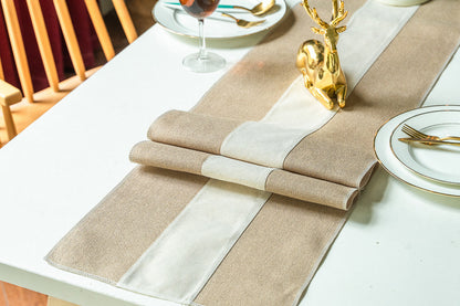 Linen Table Runner For Table Decorations Holiday Party And Wedding-Style B