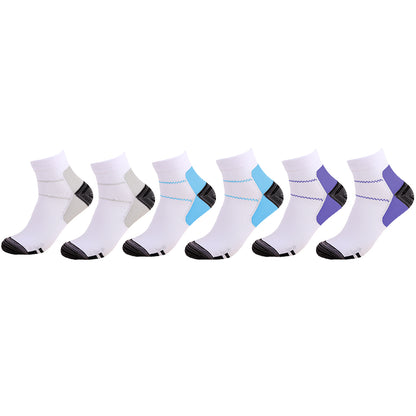 3 Pairs of 15-20mmhg Compression Short Socks