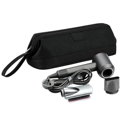 Portable Storage Bag Travel Case Protection Organizer for Dyson Hair Dryer -Black