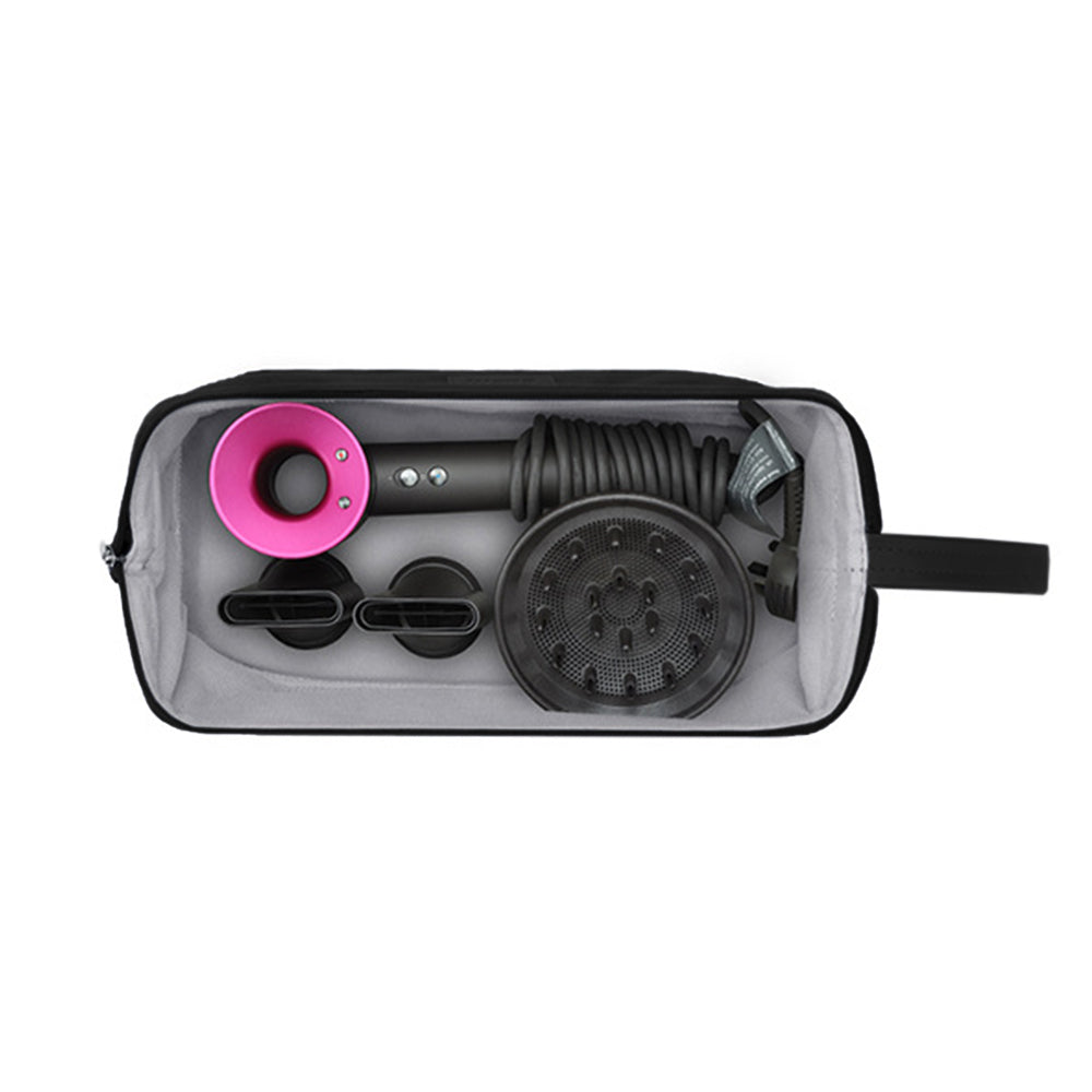 Portable Storage Bag Travel Case Protection Organizer for Dyson Hair Dryer -Black