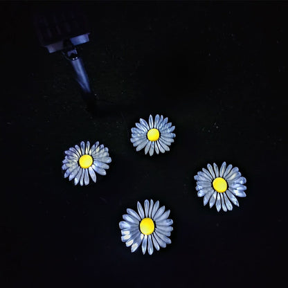 4 LED Solar Landscape Light Patio Walkway Ground Light Garden Decor - Daisy