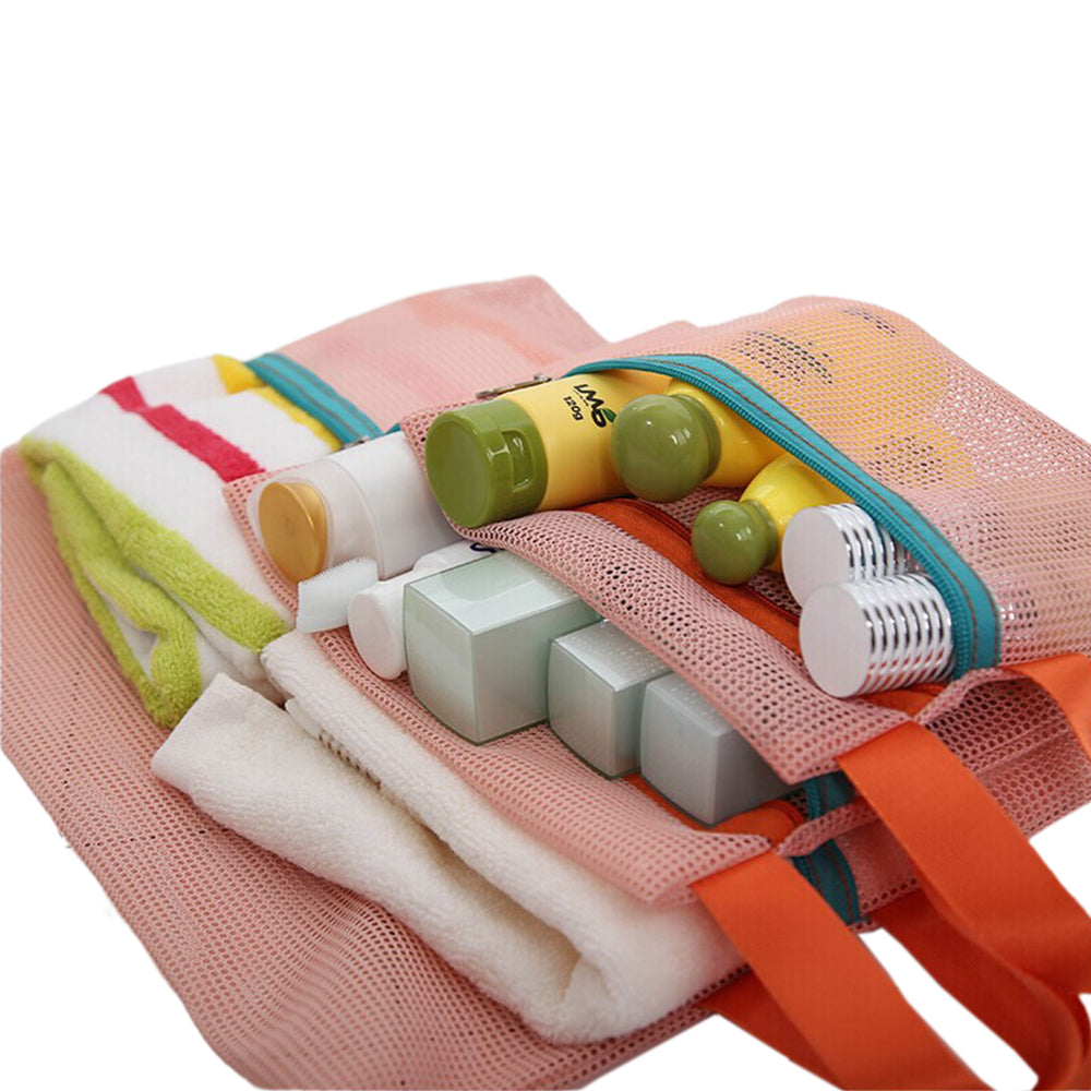 4Pcs Travel Storage Bag Travel Luggage Organiser Bag -Pink
