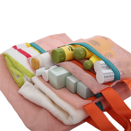4Pcs Travel Storage Bag Travel Luggage Organiser Bag -Pink