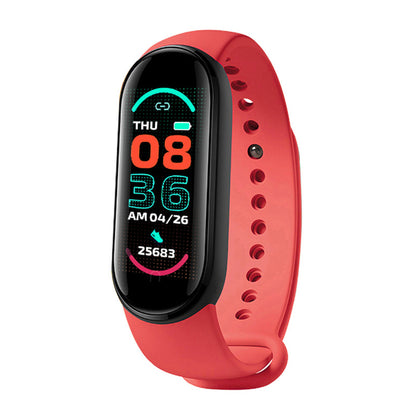 Bluetooth Smart Fitness Bracelet Wristband - Red