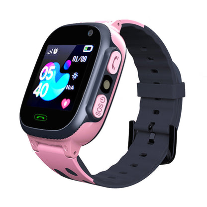 Smart Watch for Boys Girls Touch Screen Tracker Call Camera Alarm Locator -Pink