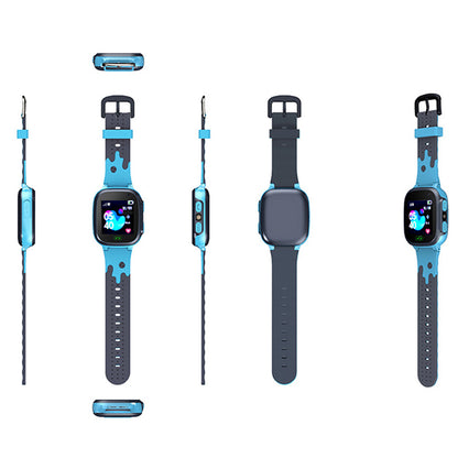 Smart Watch for Boys Girls Touch Screen Tracker Call Camera Alarm Locator -Blue