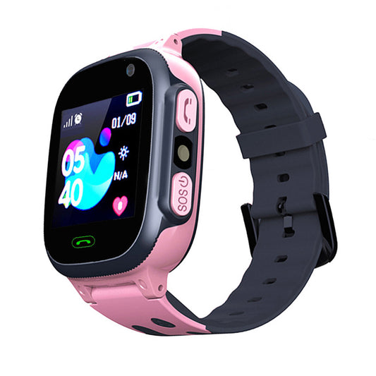 Smart Watch for Boys Girls Touch Screen Tracker Call Camera Alarm Locator -Pink