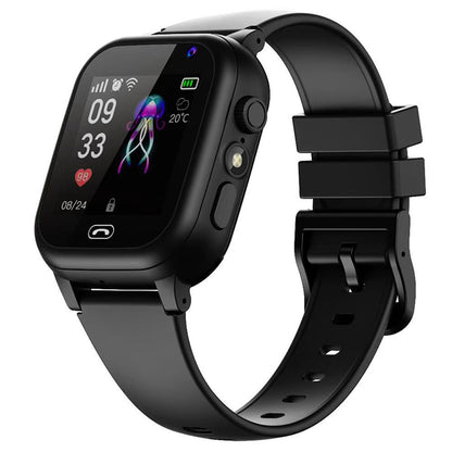 Smart Watch Touch Screen Tracker Resistant Alarm Location Watch -Black