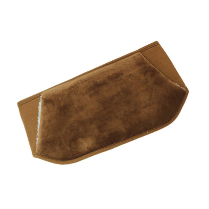 Hot Water Bag Warm Plush Hand Waist Warmer Cover Belt for Neck Hand -Coffee