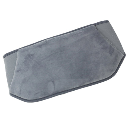 Hot Water Bag Warm Plush Hand Waist Warmer Cover Belt for Neck Hand -Silver grey