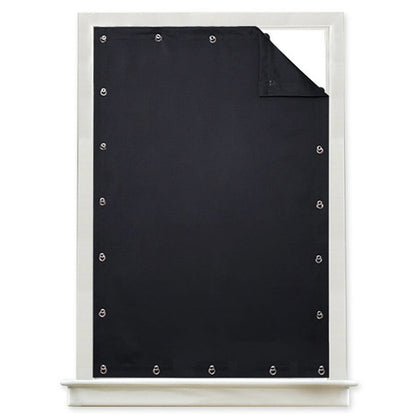 Portable Blackout Blinds Curtain Anti Sunlight Blind Black