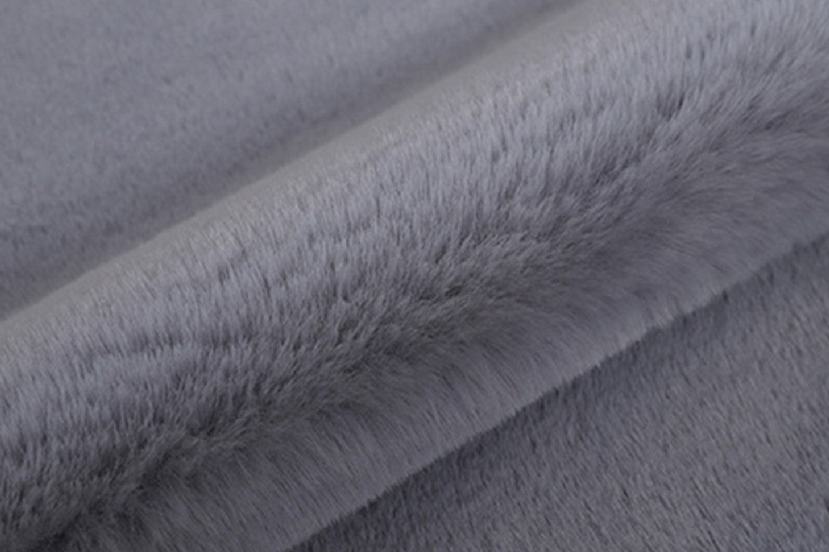 Bear Shaped Carpet Modern Luxury Plush Rugs for Living Room Home Decor-Gray