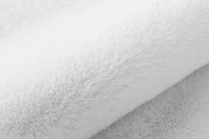 Bear Shaped Carpet Modern Luxury Plush Rugs for Living Room Home Decor-White