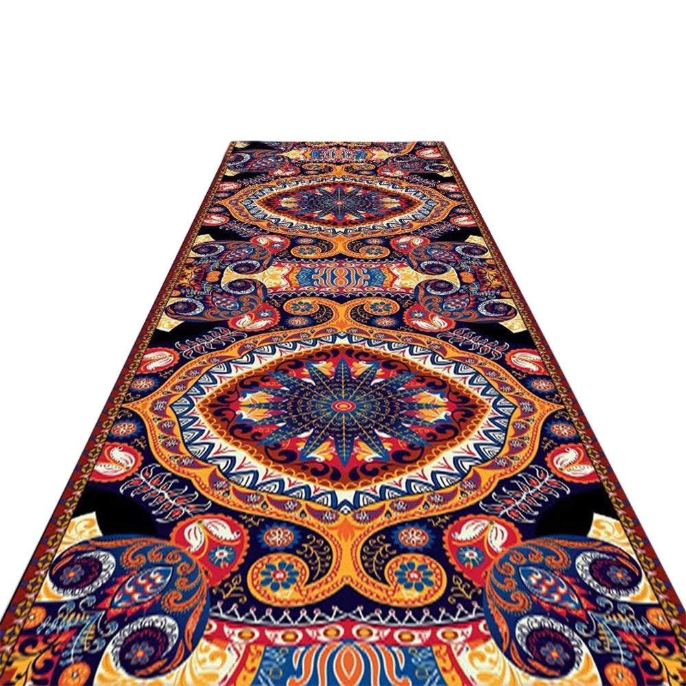 Corridor Carpet Long Hallway Runner Rug Decorative Floor Mats 100 x 80cm Red