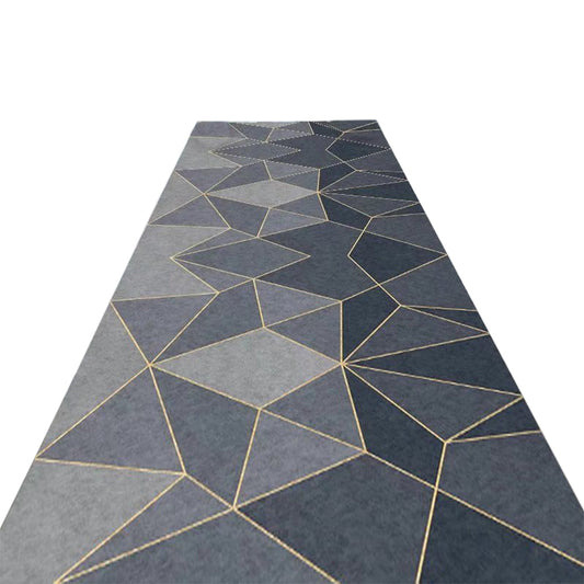 Corridor Carpet Long Hallway Runner Rug Decorative Floor Mats 100 x 80cm Grey