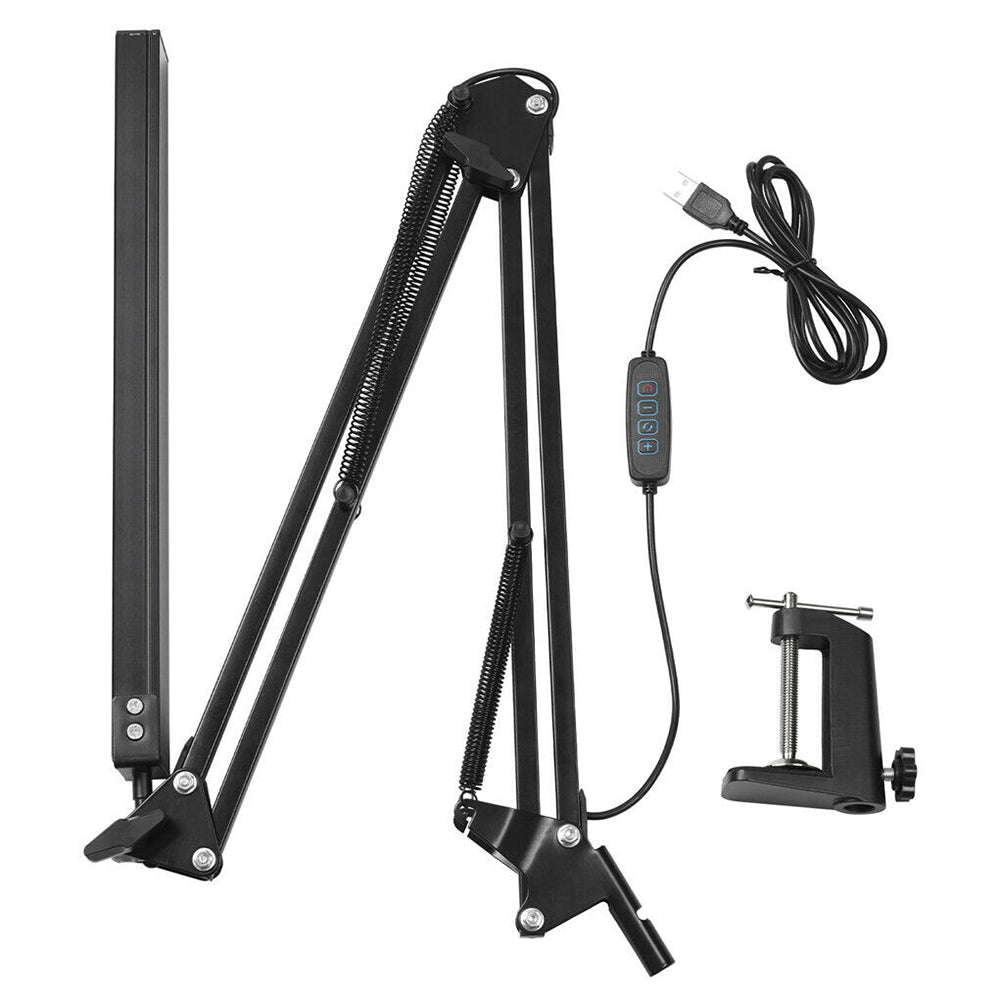 Foldable Clip On LED Desk Lamp Eye Protection Reading Lamp